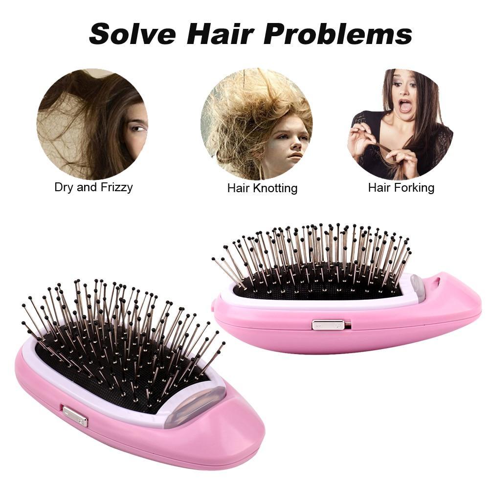 Portable Ionic Electric Hairbrush